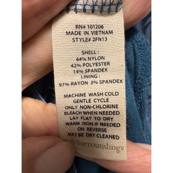 SOFT SURROUNDINGS Walden Velvet Turtleneck Dark Teal Blue, Sz M - Picture 12 of 12